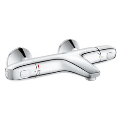 Grohe Grohtherm 1000 Thermostat-Wannenbatterie, Wandmontage, SafeStop, eigensicher, Chr... GROHE-34155003 4005176310027 (Abb. 1)