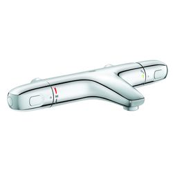 Grohe Grohtherm 1000 Thermostat-Wannenbatterie, Wandmontage, SafeStop, eigensicher, Chr... GROHE-34156003 4005176310034 (Abb. 1)