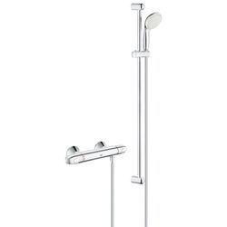 Grohe Grohtherm 1000 Thermostat-Brausebatterie 1/2" mit Tempesta Brausegarnitur II 900m... GROHE-34256004 4005176456671 (Abb. 1)