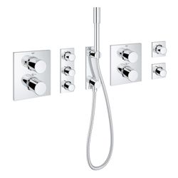 Grohe Grohtherm F Thermostat-Fertigmontageset für Rainshower F-Series 40", vorkonfiguriertes Komplet... GROHE-34634001  (Abb. 1)