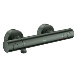 Grohe Grohtherm 800 Cosmopolitan Thermostat-Brausebatterie, Wandmontage, Hard Graphite ... GROHE-34765AL0 4067393115168 (Abb. 1)