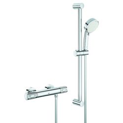 Grohe Grohtherm 1000 Performance Thermostat-Brausebatterie, Brausegarnitur 600mm, Chrom... GROHE-34783000 4005176613005 (Abb. 1)