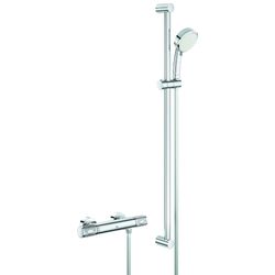 Grohe Grohtherm 1000 Performance Thermostat-Brausebatterie, mit Tempesta Cosmopolitan 100 Brausegarn... GROHE-34784000  (Abb. 1)