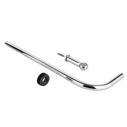 Grohe Spülrohr für WC-Druckspüler, gerade, Messing, D 28x26mm, 700x250mm, Chrom, 38251000... GROHE-38251000  (Abb. 1)