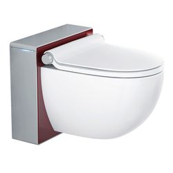Grohe Sensia IGS Dusch-WC Komplettanlage für Unterputzspülkästen, Wandmontage, Alpinweiß/Rot, 39111L... GROHE-39111LD0  (Abb. 1)