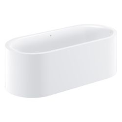 Grohe Essence Badewanne freistehend, 180x80cm, Höhe 57,5cm, mit AntiSlip, Titan-Stahl, mit Überlauf,... GROHE-39728000  (Abb. 1)