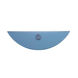 Grohe Glasplatte Taron, 445mm, Blau Transparent, 40185SG0... GROHE-40185SG0  (Abb. 1)
