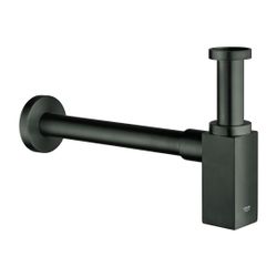 Grohe Geruchsverschluss eckig für Waschtisch, 1 1/4", Hard Graphite gebürstet, 40564AL0... GROHE-40564AL0 4005176491788 (Abb. 1)