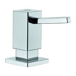 Grohe Spülmittelspender Cube für Flüssigseifen 500ml, Chrom, 40649000... GROHE-40649000 4005176744365 (Abb. 1)