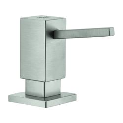 Grohe Spülmittelspender Cube für Flüssigseifen 500ml, Supersteel, 40649DC0... GROHE-40649DC0 4005176736704 (Abb. 1)