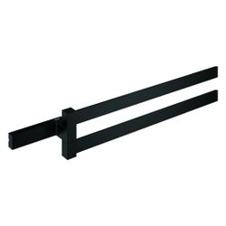 Grohe Selection Cube Doppel-Handtuchhalter, 2-armig, schwenkbar, 400mm, Mattschwarz, 4... GROHE-407682430 4067393083313 (Abb. 1)
