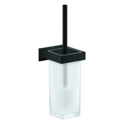 Grohe Selection Cube Toilettenbürstengarnitur, Glas/Metall, Wandmontage, Mattschwarz, ... GROHE-408572430 4067393083351 (Abb. 1)