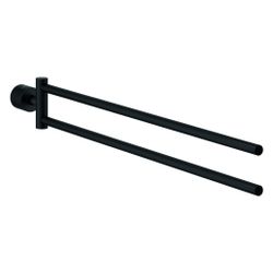 Grohe Atrio Handtuchhalter, 2-armig, nicht schwenkbar, Phantom Black, 40888KF0... GROHE-40888KF0 4067393055952 (Abb. 1)