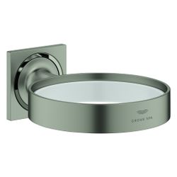 Grohe Allure Halter für Seifenschale 40883000 oder Föneinsatz 40964001, Satin Steel, 40... GROHE-40963MS1 4005176945557 (Abb. 1)