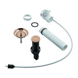 Grohe Zugstangen-Garnitur Warm Sunset gebürstet, runder Push-Exzenter Lochbohrung d. 35... GROHE-40986DL0 4005176639678 (Abb. 1)