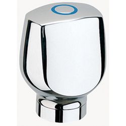Grohe Griff Florida 115, Blau/Rot, Griffalternative speziell für Mehrloch-Kombinationen, Edelmessing... GROHE-45230Z00  (Abb. 1)