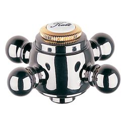 Grohe Sinfonia Kreuzgriff, Markierung warm/kalt, Aranja/Gold, 45600AG0... GROHE-45600AG0  (Abb. 1)