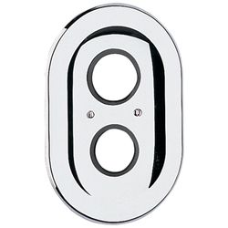 Grohe Rosette, oval, 225x150mm, Manhattan, 47188X00... GROHE-47188X00  (Abb. 1)