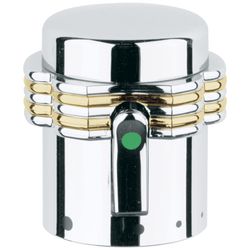 Grohe Absperrgriff Clova mit Spartaste, für Thermostat-Batterien, Aranja/Gold, 47246AG0... GROHE-47246AG0  (Abb. 1)