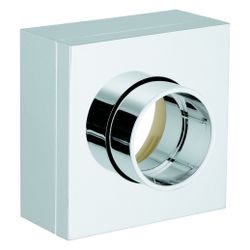 Grohe S-Anschluss mit Schalldämpfer, mit Schraubrosette, 1/2" x 3/4", 70x70x33mm, Cool ... GROHE-47824GL0 4067393032175 (Abb. 1)