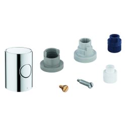 Grohe Metallgriff, DN 15, Mengengriff mit EcoButton, Spartaste m. individuell einstell... GROHE-479842430 4067393030638 (Abb. 1)