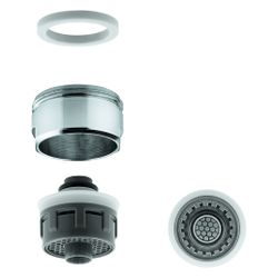 Grohe Blue Mousseur, Außengewinde M24x1, Dual-Strahlregler, 19l/min bei 3 bar, Velvet B... GROHE-48379KS0 4005176692260 (Abb. 1)