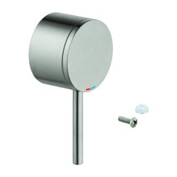 Grohe Hebel Metall, Supersteel für Einhand-Wannen- oder Brausebatterie mit 46mm Kartusc... GROHE-48443DC0 4005176487095 (Abb. 1)