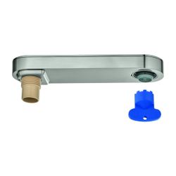 Grohe Auslaufbrause Supersteel mit herausziehbarem Auslauf für Einhand-Waschtischbatter... GROHE-48454DC0 4005176619359 (Abb. 1)