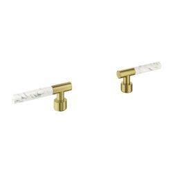 Grohe Atrio PC Hebelgriffe White Attica Caesarstone Cool Sunrise gebürstet für 21134/21... GROHE-48458GN0 4005176951848 (Abb. 1)