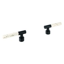 Grohe Atrio Private Collection Hebelgriffe, White Attica Caesarstone, Phantom Black, 48... GROHE-48458KF0 4067393056003 (Abb. 1)