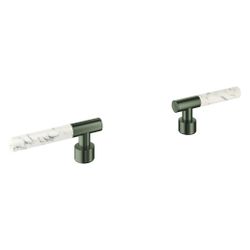 Grohe Atrio Private Collection Hebelgriffe, White Attica Caesarstone, Satin Graphite, 4... GROHE-48458MG0 4005176944093 (Abb. 1)