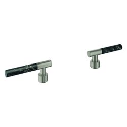 Grohe Atrio Private Collection Hebelgriffe, Vanilla Noir Caesarstone, Satin Steel, 4845... GROHE-48459MS0 4005176946745 (Abb. 1)