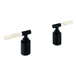 Grohe Atrio Private Collection Hebelgriffe, White Attica Caesarstone, Phantom Black, 48... GROHE-48464KF0 4067393056027 (Abb. 1)