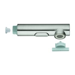Grohe Spülbrause, für Einhand-Spültischbatterie, Supersteel, herausziehbare Spülbrause ... GROHE-48474DC0 4005176523496 (Abb. 1)