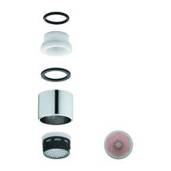Grohe Mousseur, Innengewinde M22x1, Durchflussklasse PCA, 4,5l/min bei 3 bar, Chrom, 48... GROHE-48547000 4005176675881 (Abb. 1)