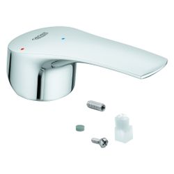 Grohe Hebel für Einhandmischer, mit Temperaturanzeige Rot/Blau, Mattschwarz, 485512430... GROHE-485512430 4067393031222 (Abb. 1)