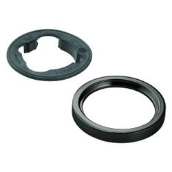 Grohe Rosette rund für Waschtischbatterie ohne Zugstange, Hard Graphite, 48603A00... GROHE-48603A00 4005176759468 (Abb. 1)
