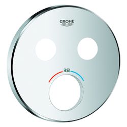 Grohe Rosette rund für SmartControl, Metall, Hard Graphite gebürstet, 49032AL0... GROHE-49032AL0 4005176674716 (Abb. 1)