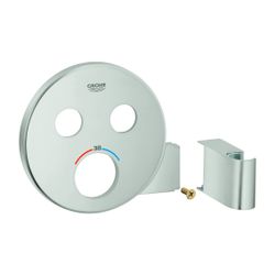 Grohe Rosette, Metall, rund, für SmartControl Unterputz, für Thermostate mit 2 Absperrv... GROHE-49034DC0 4005176479472 (Abb. 1)