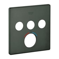 Grohe Rosette für SmartControl Unterputz-Thermostat eckig 3 Absperrventile, Hard Graphi... GROHE-49042AL0 4005176581137 (Abb. 1)