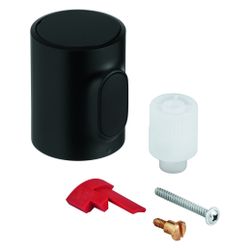 Grohe Temperaturwählgriff für Grohtherm 500 mit Temperatursperre 38 Grad C, Mattschwar... GROHE-491782430 4067393030935 (Abb. 1)