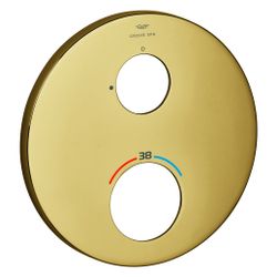 Grohe Rosette rund für Thermostat-Fertigmontageset, 6 Grad ausrichtbar, Cool Sunrise, 4... GROHE-49244GL0 4005176773853 (Abb. 1)