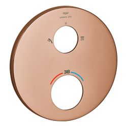 Grohe Rosette rund für Thermostat-Fertigmontagesets, Warm Sunset, Metall, Kopf- und Han... GROHE-49246DA0 4005176773891 (Abb. 1)