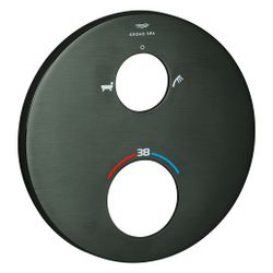 Grohe Rosette für Thermostat-Fertigmontageset, Metall, Wannen- und Handbrausen Symbol, ... GROHE-49247AL0 4005176773938 (Abb. 1)