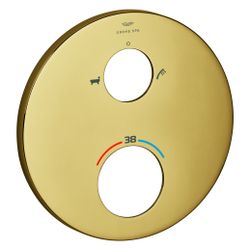Grohe Rosette für Thermostat-Fertigmontageset, Metall, Wannen- und Handbrausen Symbol, ... GROHE-49247GL0 4005176773952 (Abb. 1)