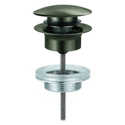 Grohe Ablaufgarnitur mit Klickverschluss, herausnehmbarer Stopfen, verschließbar, Satin... GROHE-65807MG0 4005176944796 (Abb. 1)