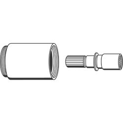 Grohe Verlängerungsset, 40mm, für UP-Ventile 3/4"/1"/1 1/4" und Mehrwege-Umstellungen 1/2", Edelmess... GROHE-06428Z00  (Abb. 1)