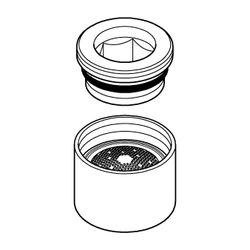 Grohe Mousseur für Innengewinde, M22x1, Durchflussklasse A, 13,5-15,0l/min bei 3 bar, S... GROHE-06574DC0 4005176833700 (Abb. 1)