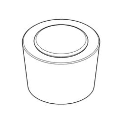 Grohe Umstellknopf für Atrio, Weiß, 07576L00... GROHE-07576L00  (Abb. 1)