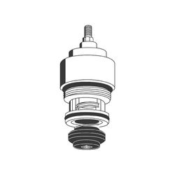 Grohe Automatische Umstellung für Thermostat-Batterien, mechanische Teile, Weiß, 07686L00... GROHE-07686L00  (Abb. 1)